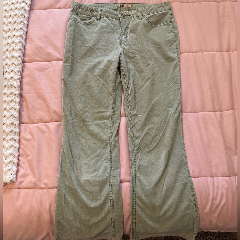 Faded glory green corduroy pants